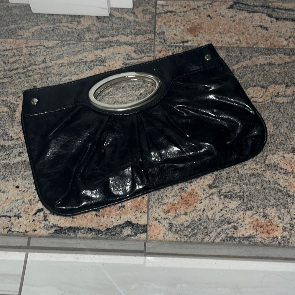 New York & Company Bags | Vintage Vegan Leather Clutch Excellent Condition